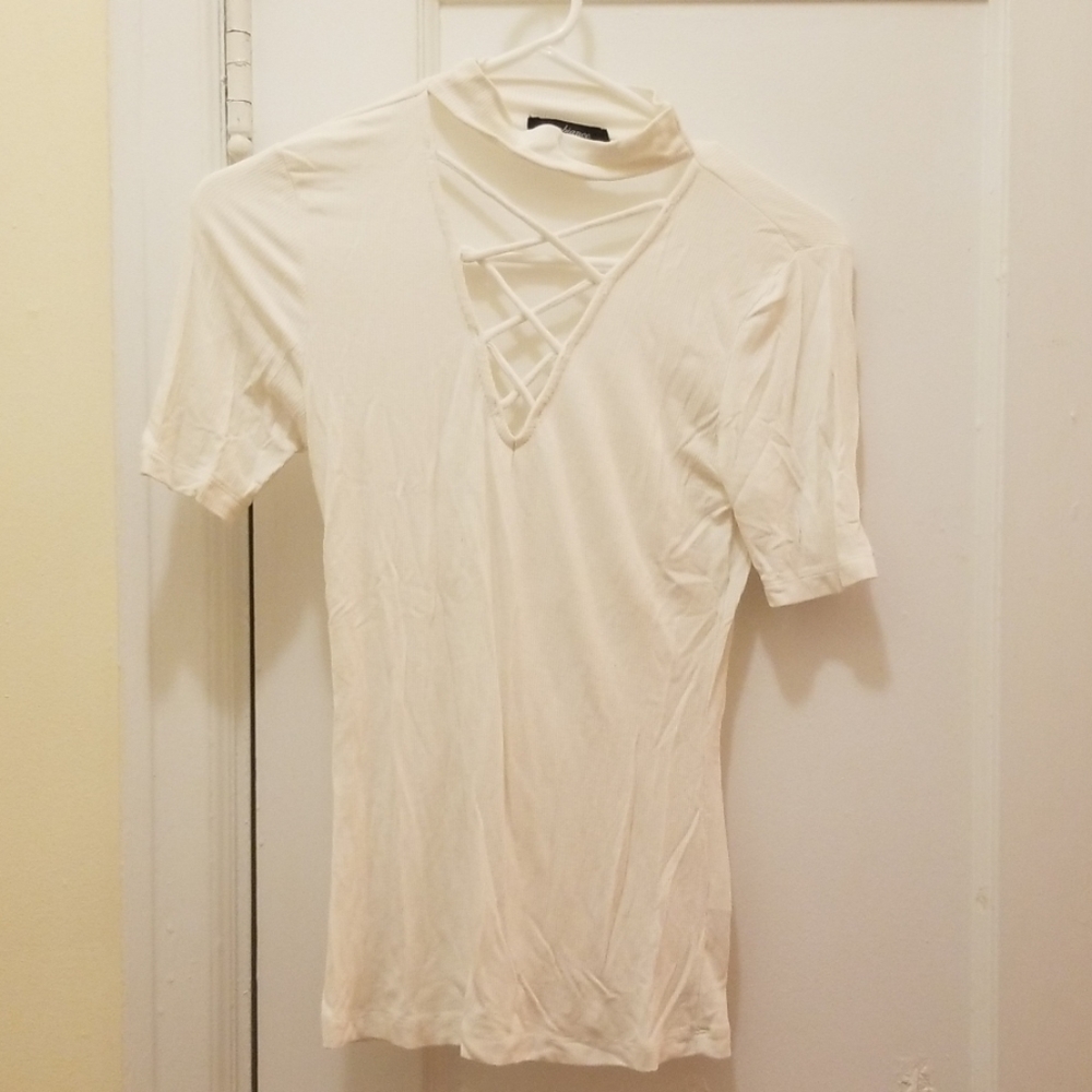 Ivory stretch top